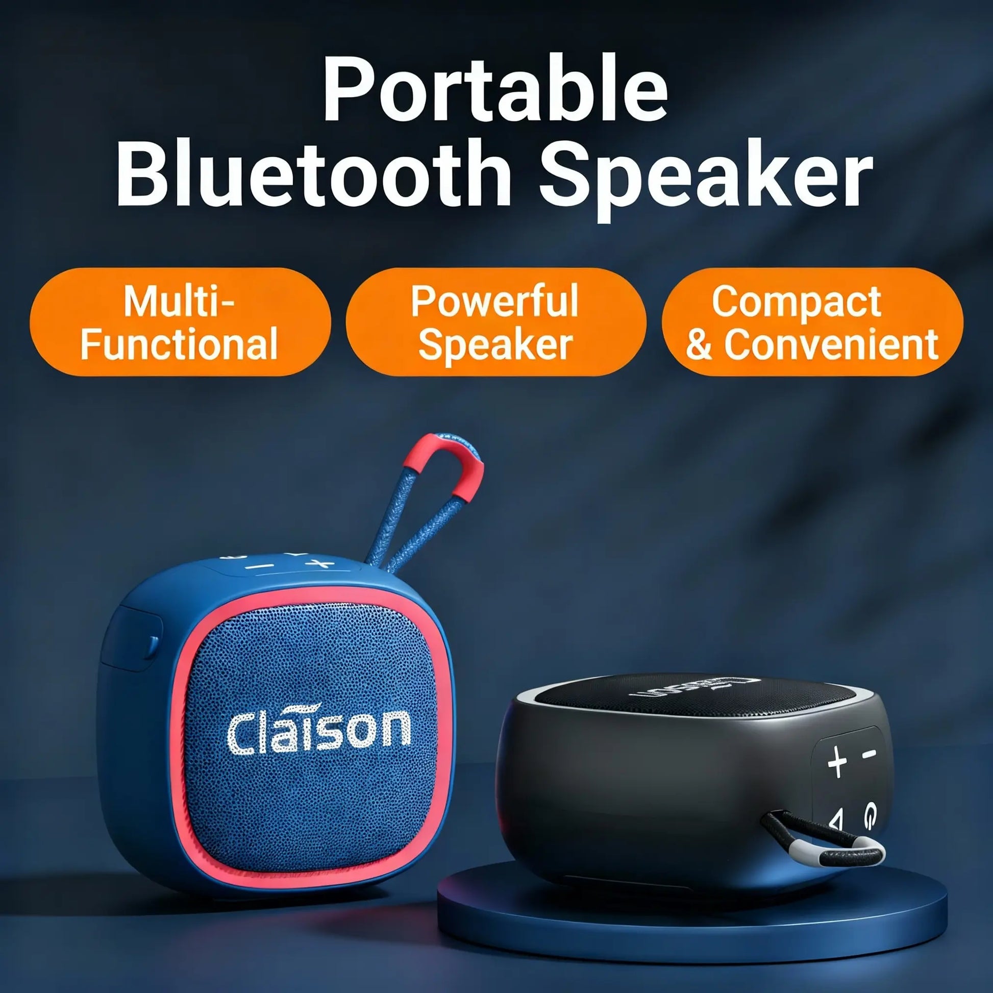 IPX 7-Level Waterproof Multi-Functional Convenient Speaker with LED Ambient Light, Capable of Connecting Multiple Devices, Suitable for Travel, Cycling, Camping, and Family Gatherings.