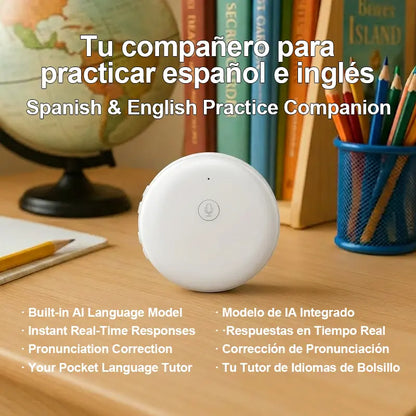 Spanish & English Practice Companion – Supports 165 Languages，Tu Compañero Para Practicar Español E Inglés – Soporta 165 Idiomas