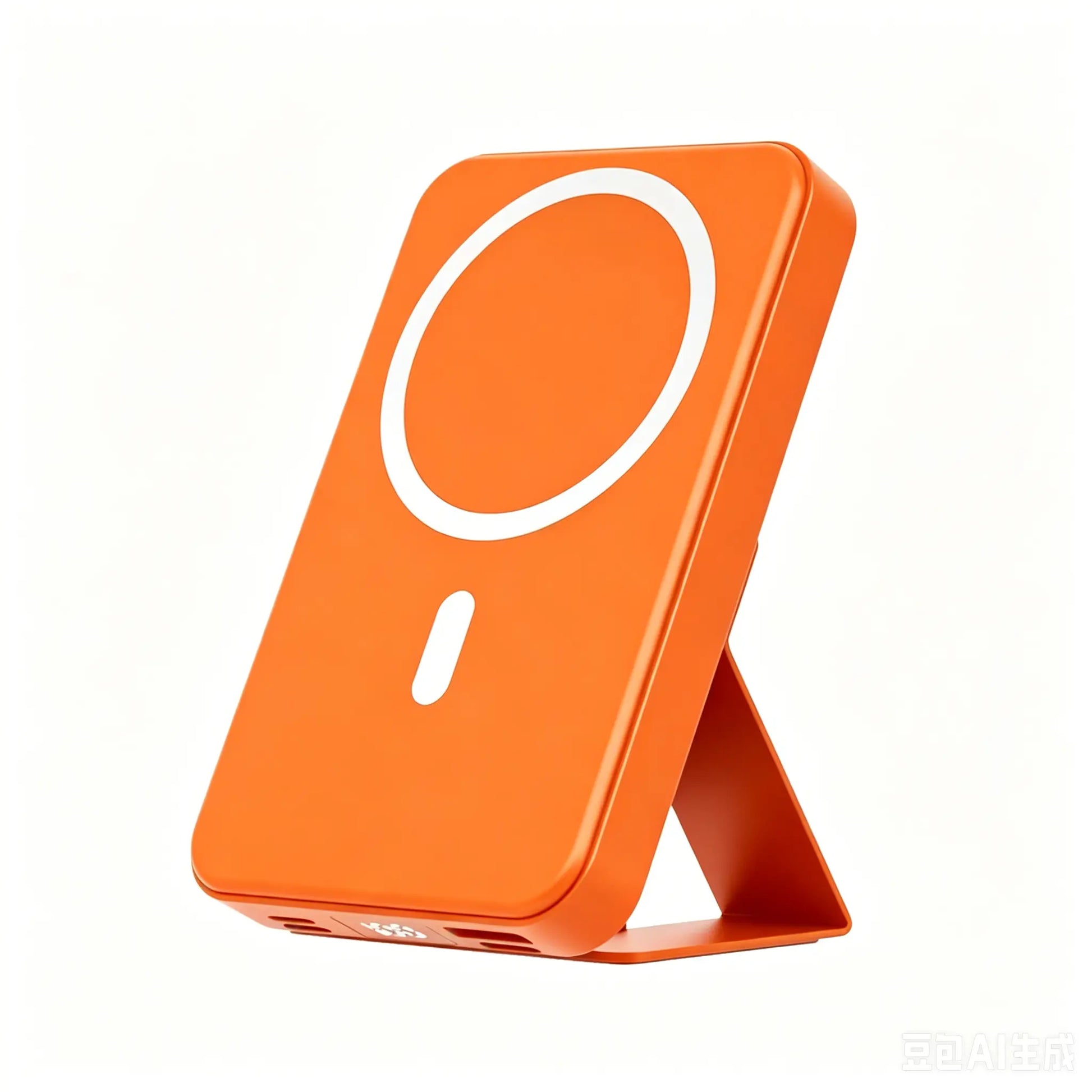 【Fathersdaygift】Magnetic Power Bank 10000Mah Wireless Portable Charger with USB-C Cable LED Display Foldable Battery Pack for Iphone17/ 16/15/14/13/12/Pro/Pro Max Series Charging Compact Silicone Black Fold