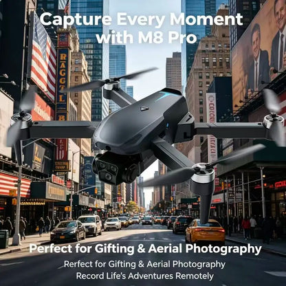 C13S Pro Drone – 4K EIS Camera, GPS & 5G Wifi FPV, Brushless Motor, Optical Flow Hover, Smart Obstacle Avoidance, Auto Return, 360° Stunt Roll, Dual Batteries Included